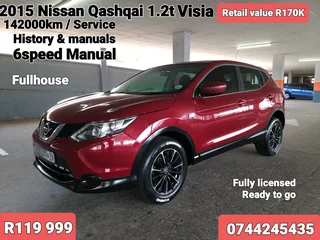 2015 Nissan qashqai 1.2t visia SUV