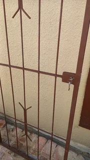 Steel safety gate