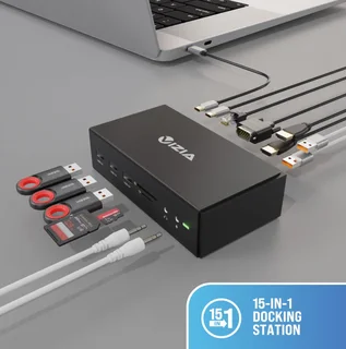 Vizia 15-in-1 USB Type C docking station.