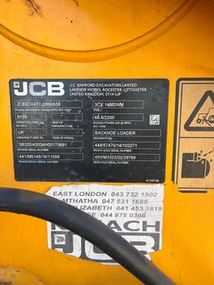 2018 JCB 3CX SITEMASTER BHL