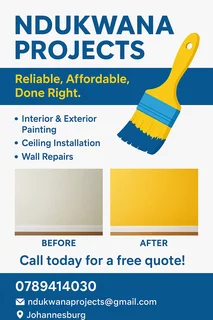 Painting Service at reasonable rates; Commercial and Residential we do them all