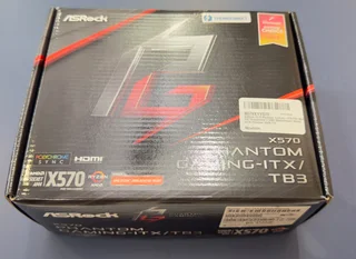 ASRock X570 Phantom Gaming-ITX/TB3 Motherboard, With Thunderbolt