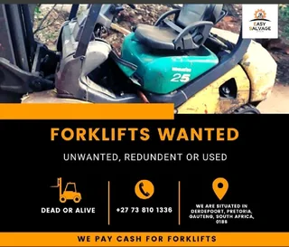 Wanted: Forklift dead or alive