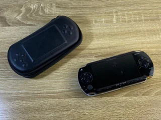 Sony PSP with Case and Game