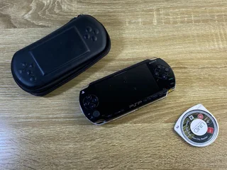 Sony PSP with Case and Game