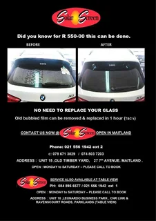 Solar Screen - Window Tinting - Smash & Grab