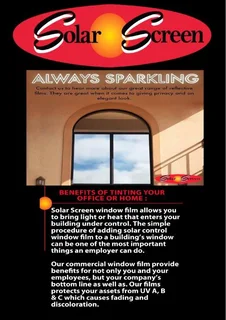 Solar Screen - Window Tinting - Smash &amp; Grab