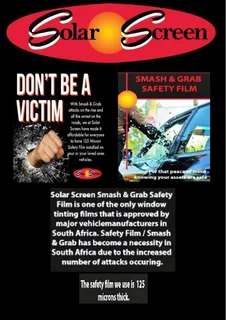 Solar Screen - Window Tinting - Smash &amp; Grab