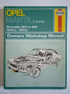 Workshop manual - Opel Manta A series
