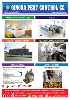 YOUR PEST CONTROL COMPANY…SAFE AND FRIENDLY SERVICE…RESIDENTIAL AND COMMERCIAL