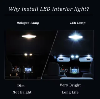 Jaguar x type 15-Piece LED Interior Light Kit