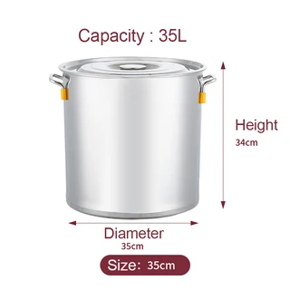 Stainless Steel Stock Pots (201 and 304) from 6ltr to 98ltr