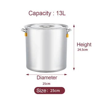 Stainless Steel Stock Pots (201 and 304) from 6ltr to 98ltr