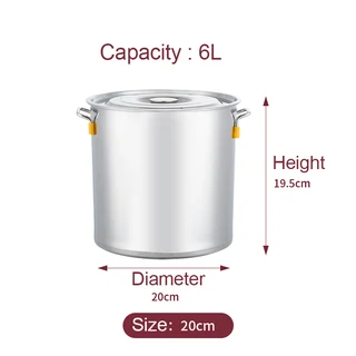 Stainless Steel Stock Pots (201 and 304) from 6ltr to 98ltr