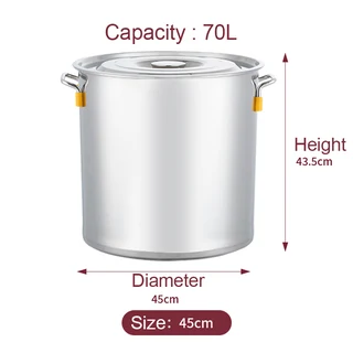 Stainless Steel Stock Pots (201 and 304) from 6ltr to 98ltr