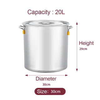 Stainless Steel Stock Pots (201 and 304) from 6ltr to 98ltr
