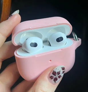 Apple Air Pods 3. Pink cover can be removed but is included!