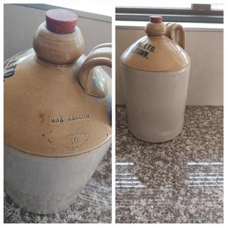 Vintage stoneware jug.