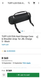 CARRY CASE FOR JBL CHARGE 5