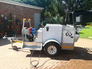 Bin Washing Trailer mounted high pressure cleaner high pressure cleaner