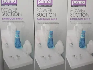 Power Suction Bathroom/Shower Shelves Available For Sale.