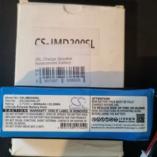 Replacement Battery For JBL Charge Speaker Available For Sale.