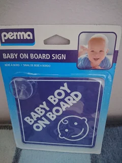 New Baby On Board Notification Signs Available For Sale.