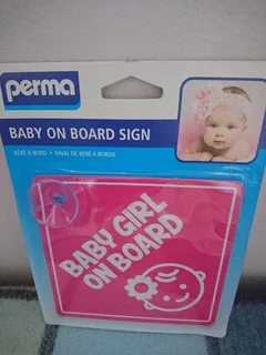 New Baby On Board Notification Signs Available For Sale.