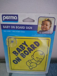 New Baby On Board Notification Signs Available For Sale.