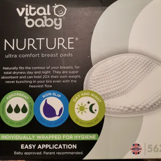 Vitality Baby Nurture Ultra Comfort Breast Pads.