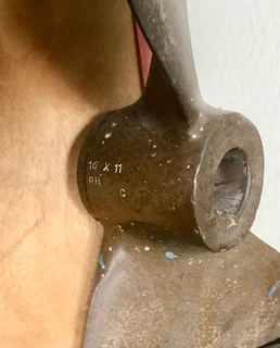 2 blade brass propellor