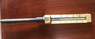 Brass Water Thermometre