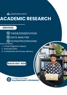 Dissertation/Thesis /Assignment/Essay Expert Writer/Degree/Masters/PhD.