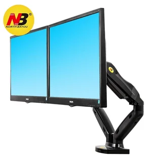 NB Dual Arm Adjustable Monitor Desk Mount Stand FOR SALE
