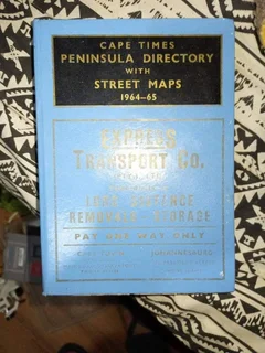 Vintage 1964-65 Cape Times Peninsula Directory