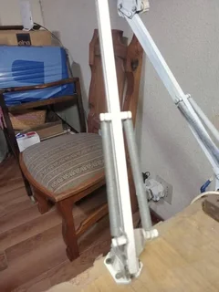 Vintage magnifying lamp