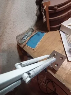 Vintage magnifying lamp