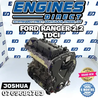 Brand New Ford Ranger 2.2 TDCi Engine for sale (4ESP-QJ2L)