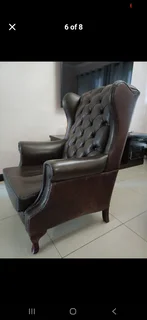 Geniun Leather Wingback Chair