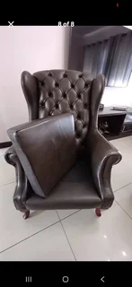 Geniun Leather Wingback Chair
