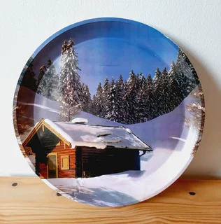Winter Wonderland Round Tray