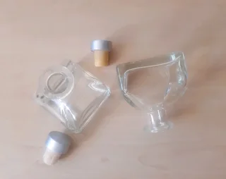 Salad Dressing Bottles. Set of 2.