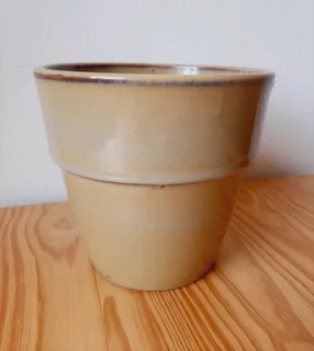 Mustard Yellow Plant Pot