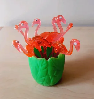 Flamingo Cocktail Sticks.