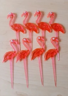 Flamingo Cocktail Sticks.
