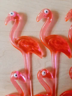 Flamingo Cocktail Sticks.