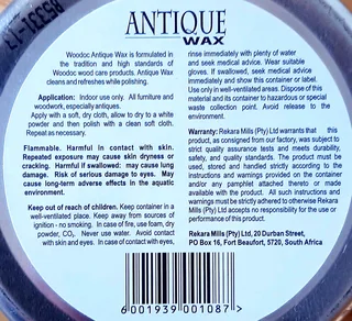 Woodoc Antique Wood Wax.