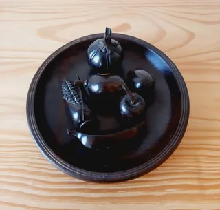 Wooden Fruit & Vegetable Bowl.
