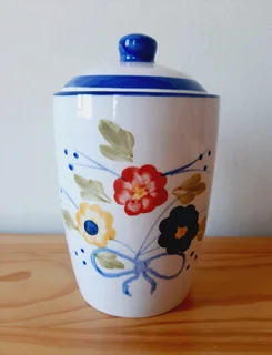 Ceramic Floral Jar