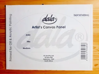 Dala Artists Canvas Panels. Set of 2. NEW
